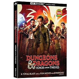 Select Accounts: Dungeons & Dragons Honor Among Thieves (4K UHD + Digital)