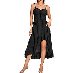 Scarlet Darkness Women's Chiffon Midi Dress (Various Colors)