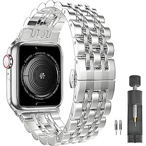 Pugo Top Stainless Steel Band for Apple Watch (Various) from $9.50 