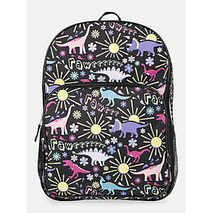 Kid's Backpacks: 17" Disney Lilo & Stitch $6, 17" Wonder Nation Fossil Garden $2 & Many More