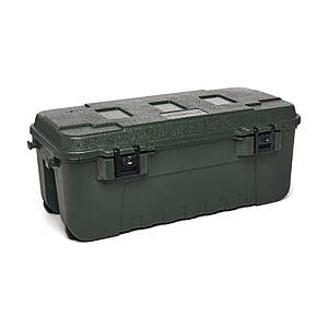 27-Gal Plano Sportsman's Trunk Lockable Storage Box (OD Green) $32.85