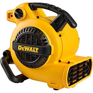 DEWALT 600 CFM 3-Speed Portable Air Mover/Floor Dryer Blower Fan $60 + Free S&H