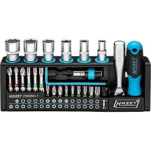 39-Pc Hazet Smartholder 1/4" Socket/Bit Set $78.70 + Free S&H