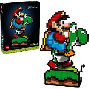 Prime Members: 1215-Pc LEGO Super Mario World: Mario & Yoshi Building Set $90 + Free S&H