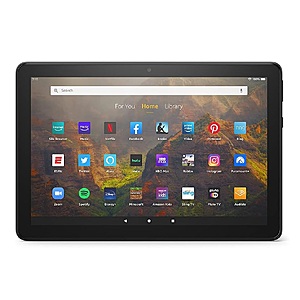 Amazon Refurb: 32GB Amazon Fire HD 10 Tablet (2021, S&D) $25.50 & More + Free S&H w/ Amazon Prime