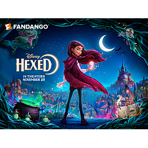 Disney+ Members: Hexed (2026) Fandango Movie Ticket Offer $10 Off (In Theaters November 25)