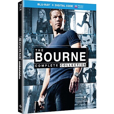 [Prime] $14.49*: 5-Film The Bourne Complete Collection (Blu-ray + Digital HD) at Amazon