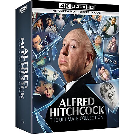 $78.99 | Alfred Hitchcock: The Ultimate Collection (4K Ultra HD + Digital 4K) at Amazon