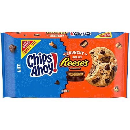 [SnS, AC] $3.15* | 14.25-Oz CHIPS AHOY! Family Size Reese’s Peanut Butter Cup Chocolate Chip Cookies at Amazon