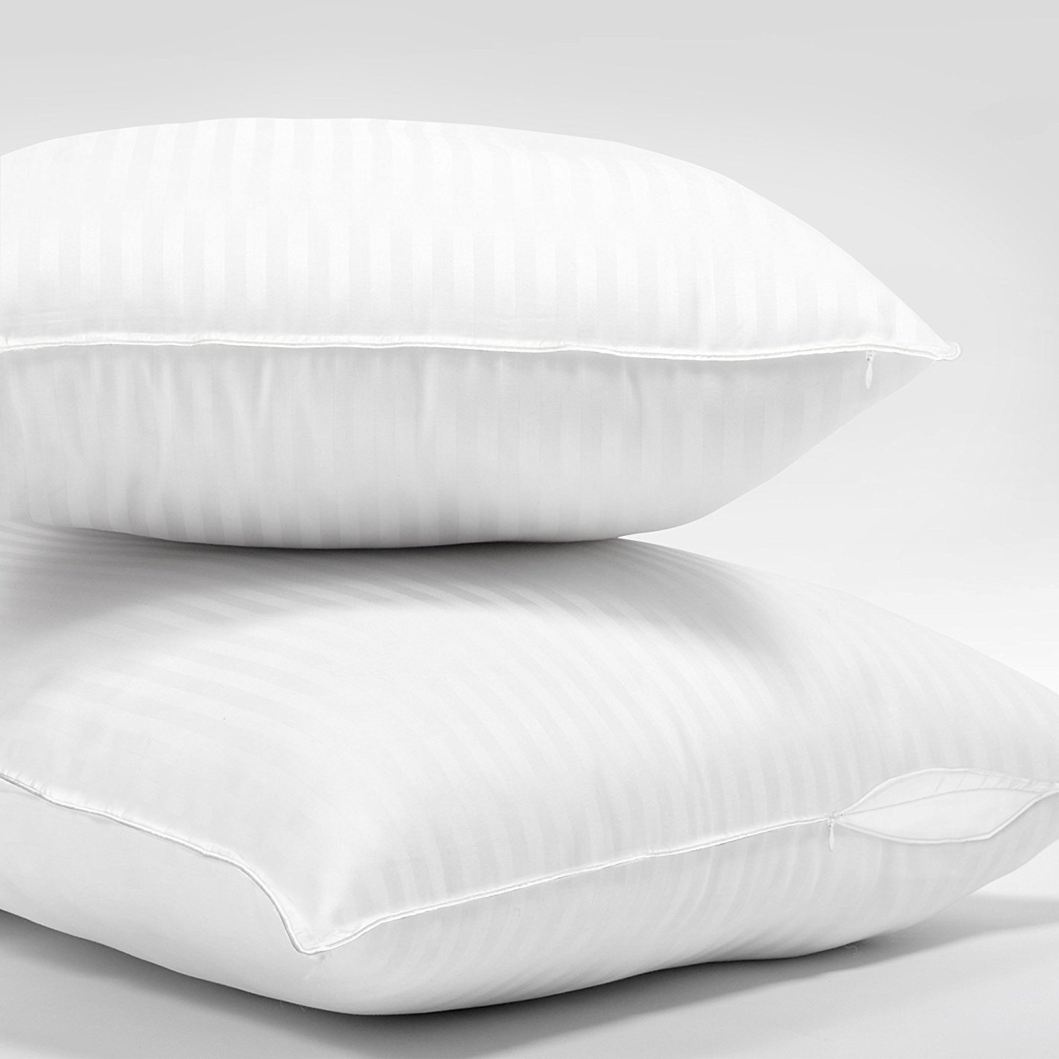 2 Pack Equinox Cotton Zippered Pillow Protectors Standard