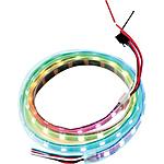 Makers: strips of individually addressable RGB LEDs, 60 per meter, $5, free shipping, MCM Electronics
