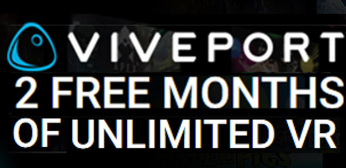 FREE 2-month Virtual Reality subscription to Viveport Infinity VR game service for VALVE INDEX or SAMSUNG ODYSSEY WMR