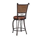 Muted Copper Stamped Back Counter Stool, 24&quot; $17.77