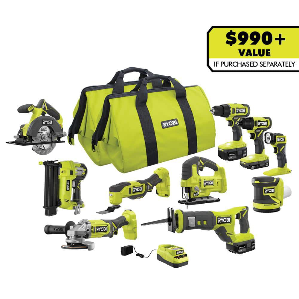 one  hp 18v brushless cordless 5 tool combo kit