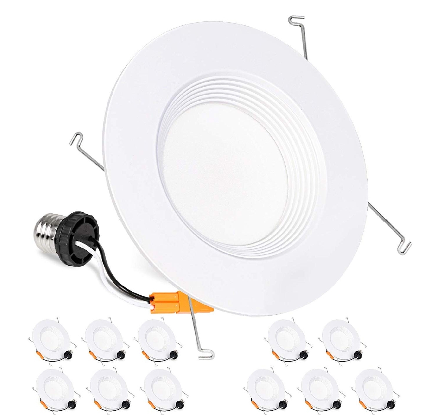 Hykolity 12 Pack 5/6" Dimmable LED Recessed Downlight 3000K/4000K/5000K  $46.79 + Free Shipping