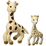 Vulli Sophie Giraffe Set (Soft Toy and Natural Rubber) 40%off for $25.35 by Amazon