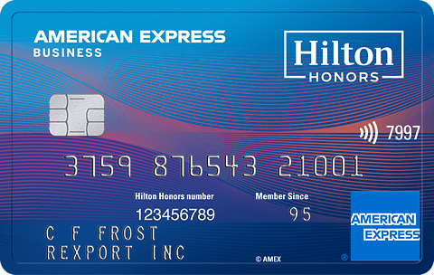 Amex Hilton Honors Business Credit Card 150K Points + Free Night Reward $95