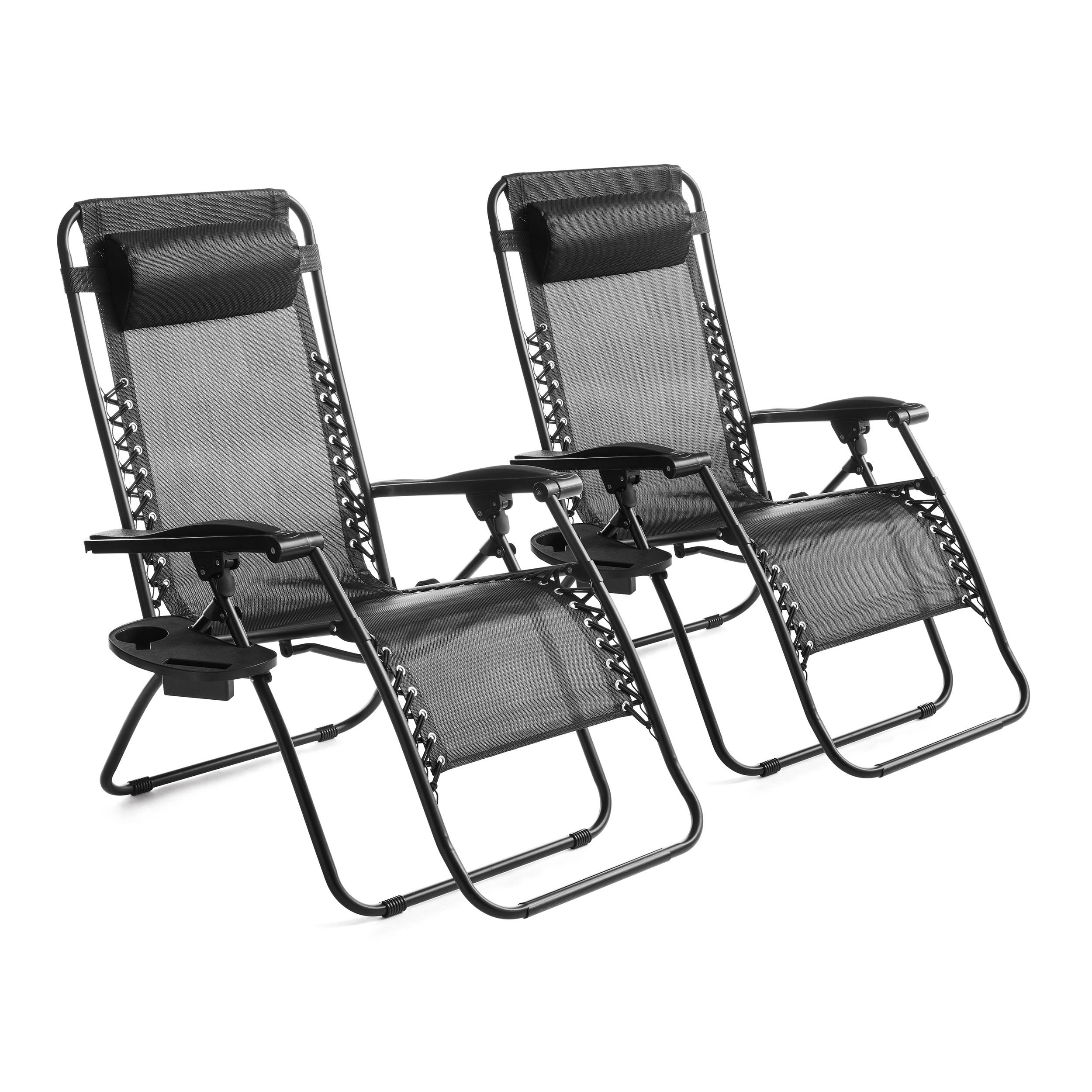 Mainstays Zero Gravity Chair Lounger, 2 Pack - All Colors $79
