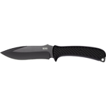 SOG Bushcraft Fixed Blade 4.7" Drop Point Knife w/ Kraton Handle (Black) $13 + Free S&amp;H on $49+