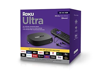Roku Ultra HDR 4K UHD Streaming Media Player (2020 Edition) $79 at staples - 08/01-08/07..