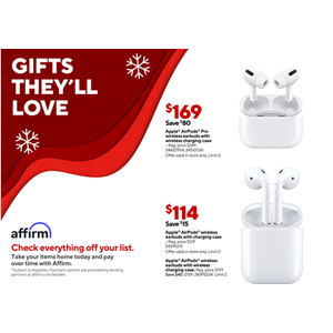 Staples Apple AirPods Pro Wireless W magsafe OR Without for sale