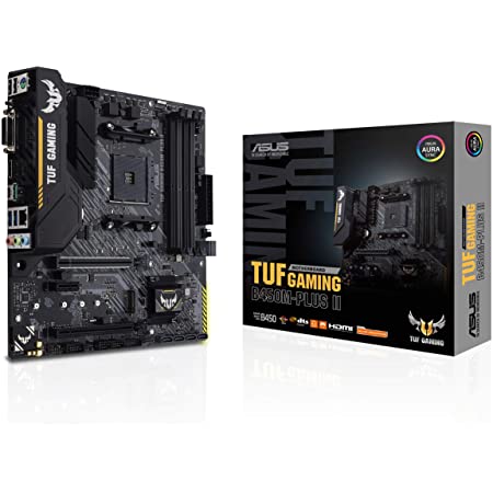 ASUS TUF Gaming B450M-PLUS II AMD AM4 (Ryzen 5000, 3rd Gen Ryzen microATX Gaming Motherboard $85.49 (10%)