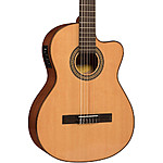 Lucero LC150Sce Solid Top Cutaway Acoustic-Electric Classical Guitar $160 (50% off) + free S&amp;H