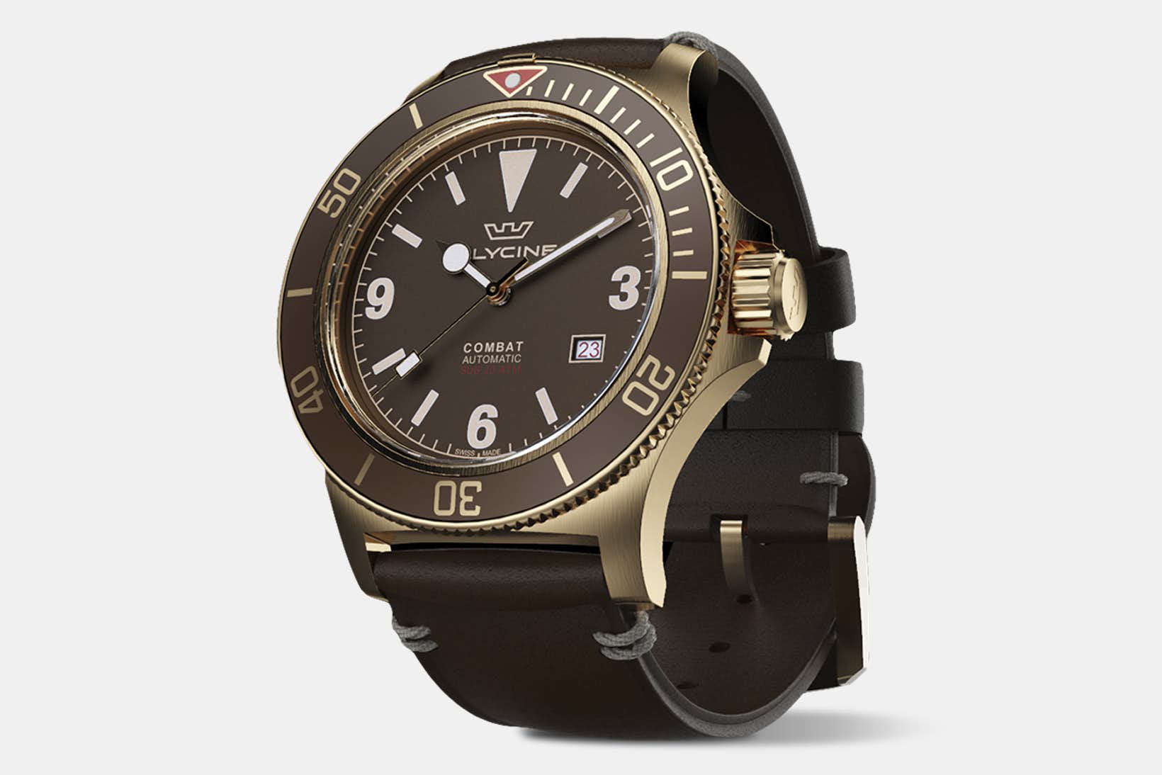 Glycine Combat Sub Bronze Automatic Watch $389 + Free Shipping