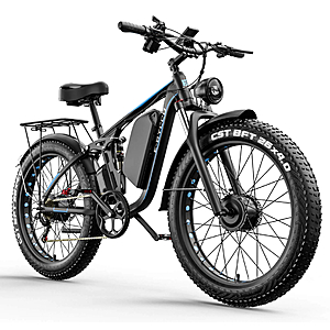 Refurbished electric bicycle 26" eb7pro peak 6000w dual motor 52v 32ah battery $1149