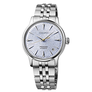 Seiko Presage Cocktail Time Automatic Watch - Stainless/Light Blue  Model: SRPL61 $198