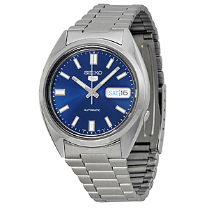 JomaShop App: Seiko 5 38mm Automatic Blue Dial Stainless Steel Men's Watch $179 & More + Free S&H