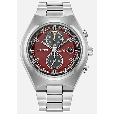 Citizen Chronograph Eco-Drive Titanium Watch 43 MM CA7090-52X $159