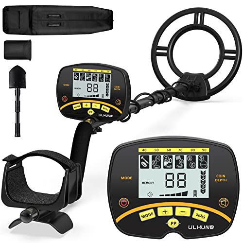 Metal Detector for Adults-Upgraded Professional Metal Detectors Higher Accuracy with LCD Display, 5 Mode, Advanced DSP Chip 10 Inch Coil Gold Detectors Waterproof $92.99