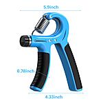 Longang Hand Grip Strengthener with Adjustable Resistance 11-132 Lbs (5-60kg), Wrist Strengthener, Forearm Gripper, Hand Workout Squeezer, Grip strength Trainer $3.99