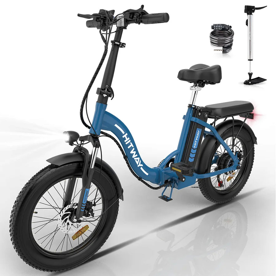 Hitway BK6 Folding Electric Bike (ebike) 20" 750W/48V/14Ah $800 $799.99