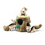 Outward Hound Hide A Squirrel Plush Dog Toy Squeak Toy 4 Piece for $7.99 via Amazon Add-on item