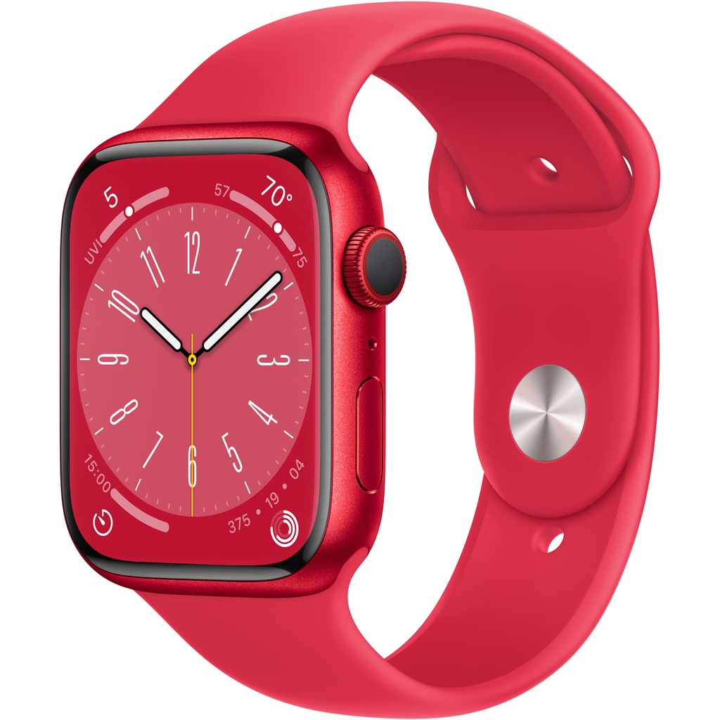 Apple Watch Series 8 Cellular 45mm (PRODUCT) RED Aluminum Sport Band MNVR3LL/A
