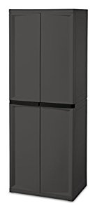 Amazon Sterilite 01423v01 4 Shelf Cabinet Flat Gray Cabinet Only