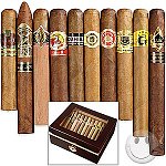 50 Cigar Humidor + 10 Premium Cigar Sampler - $34.94 Shipped