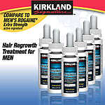 6 pack for $16.99 + $1.99 S&amp;H -  Kirkland Signature Hair Regrowth Treatment Extra Strength for Men 5% Minoxidil (Rogaine) - Potential Price Mistake $18.98