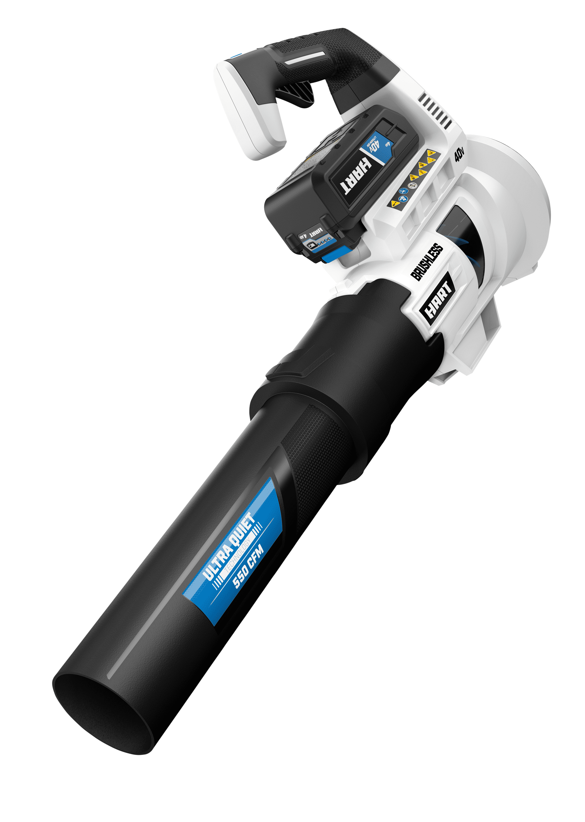 HART 40-Volt Cordless Brushless Turbo Fan Blower Kit (1) 4.0Ah Lithium-Ion Battery - $99