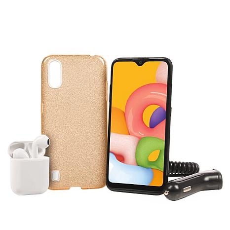 Samsung Galaxy A01 5.7" HD+ Tracfone w/1500 Min/Text/Data for 365 Days - 9772563 - $39.99