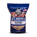 Pit Boss Hickory, Mesquite or Apple wood smoker pellets $8.88 for 20 pounds at Walmart shipped free at $35