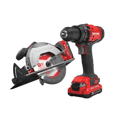 **YMMV** CRAFTSMAN V20 2-Tool 20-Volt Max Power Tool Combo Kit(2-Batteries Included and Charger Included) in the Power Tool Combo Kits department at Lowes B&M $38.47