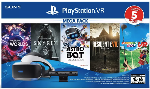Sony PSVR Mega Pack Bundle $199.99 or 189.99 with RedCard Black Friday Deal is live @Target