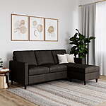 DHP Cooper Reversible Sectional Sofa (Various Colors) $251 + Free Shipping