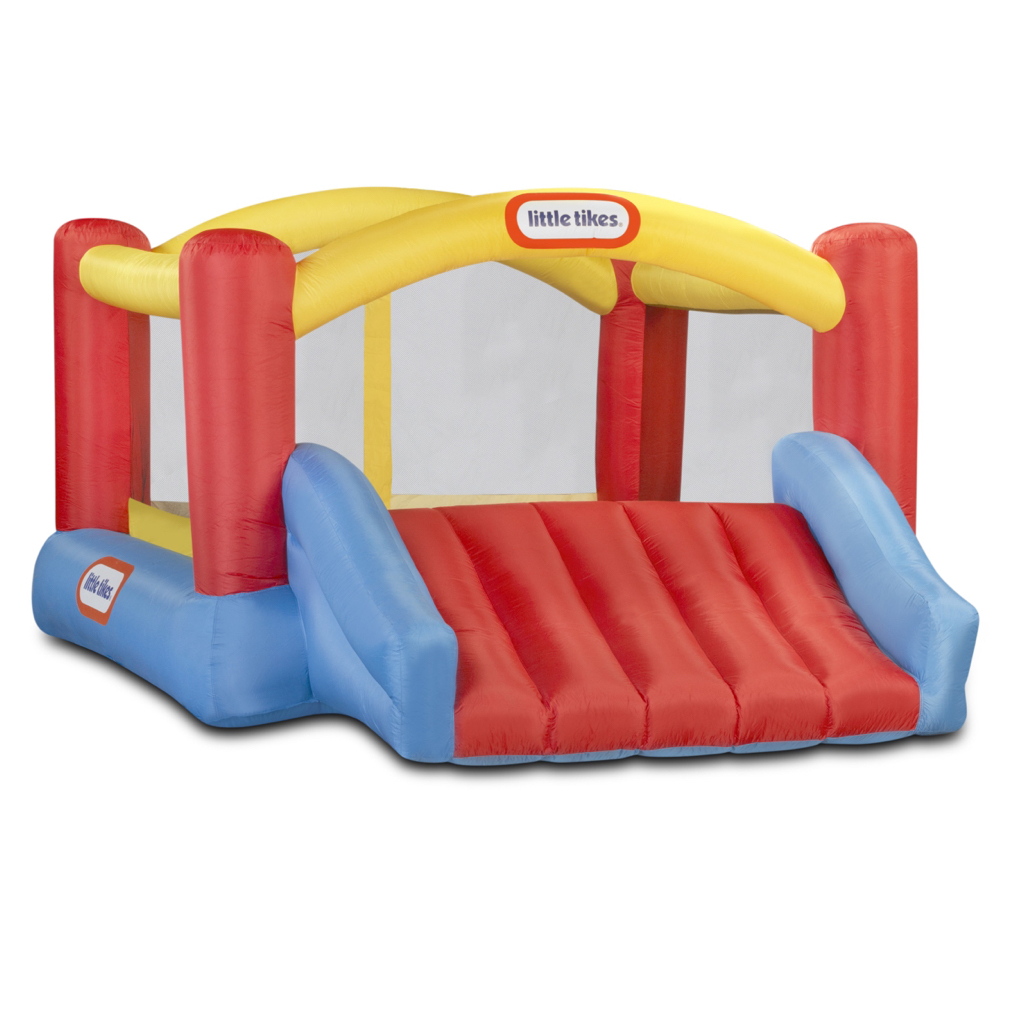 Little Tikes Jump 'n Slide 9'x12' Inflatable Bouncer, Inflatable Bounce House with Slide and Blower, Multicolor- Indoor Outdoor Toy for Kids Girls Boys Ages 3 4 5+ - $188