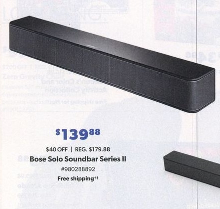 sam's club bose soundbar