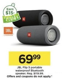 Kohl S Black Friday Jbl Flip 5 Portable Waterproof Bluetooth Speaker 15 Kohl S Cash For 69 99