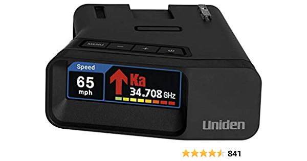 Uniden R7 EXTREME LONG RANGE Laser/Radar Detector, Built-in GPS w/ Real-Time Alerts, Dual-Antennas Front & Rear w/Directional Arrows, Voice Alerts, Red Light Camera and S - $405.39